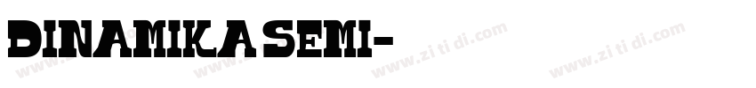 Dinamika Semi字体转换